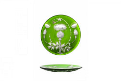 Plateau en cristal au plomb Thistle 